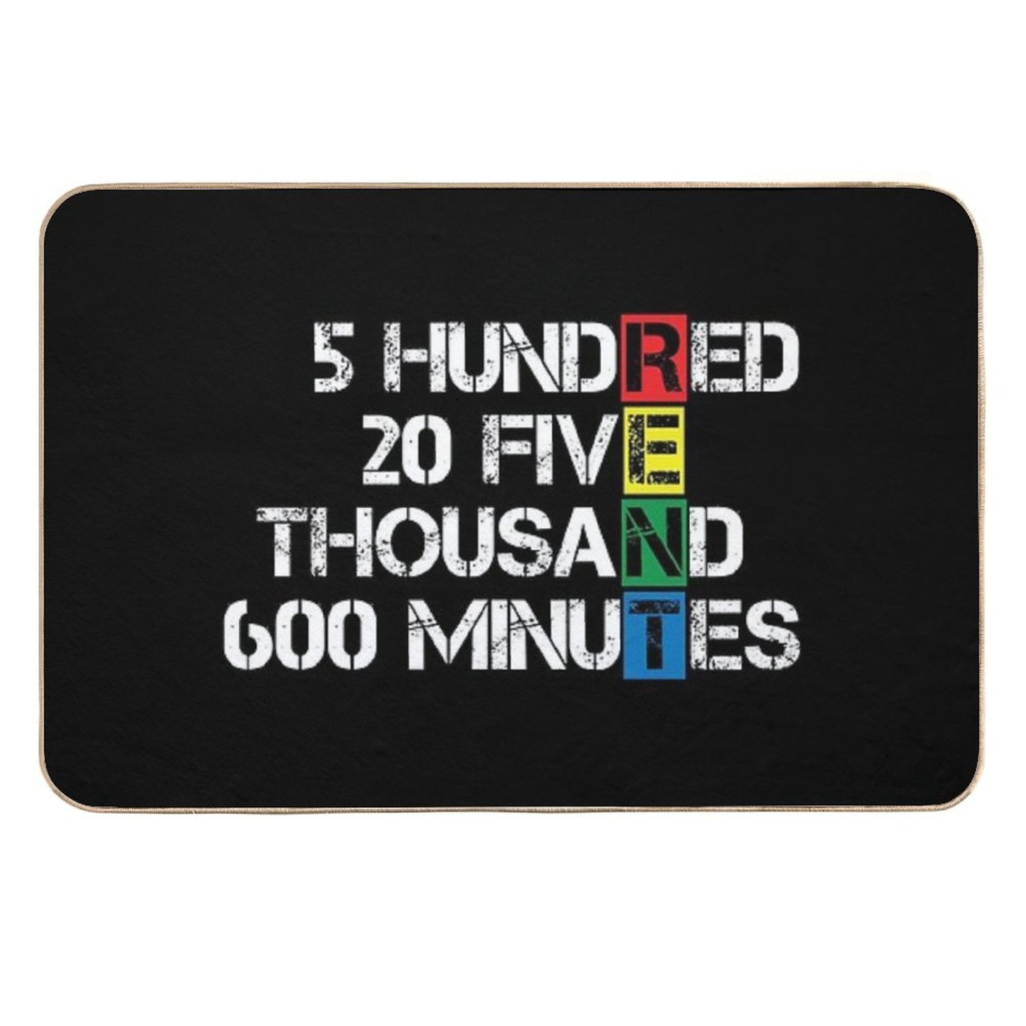 Seasons of Love [RENT]  Absorbent Bath Mat
