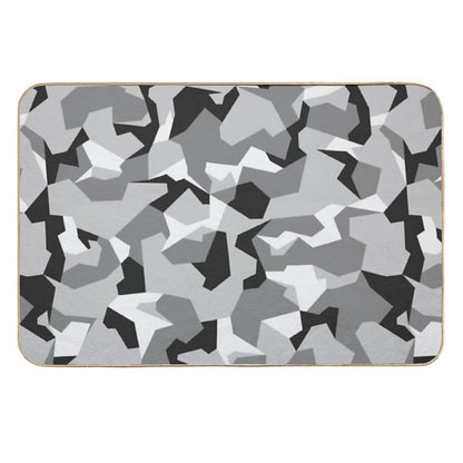 M90 Splinter Camouflage Pattern  Easy Maintenance Bath Mat