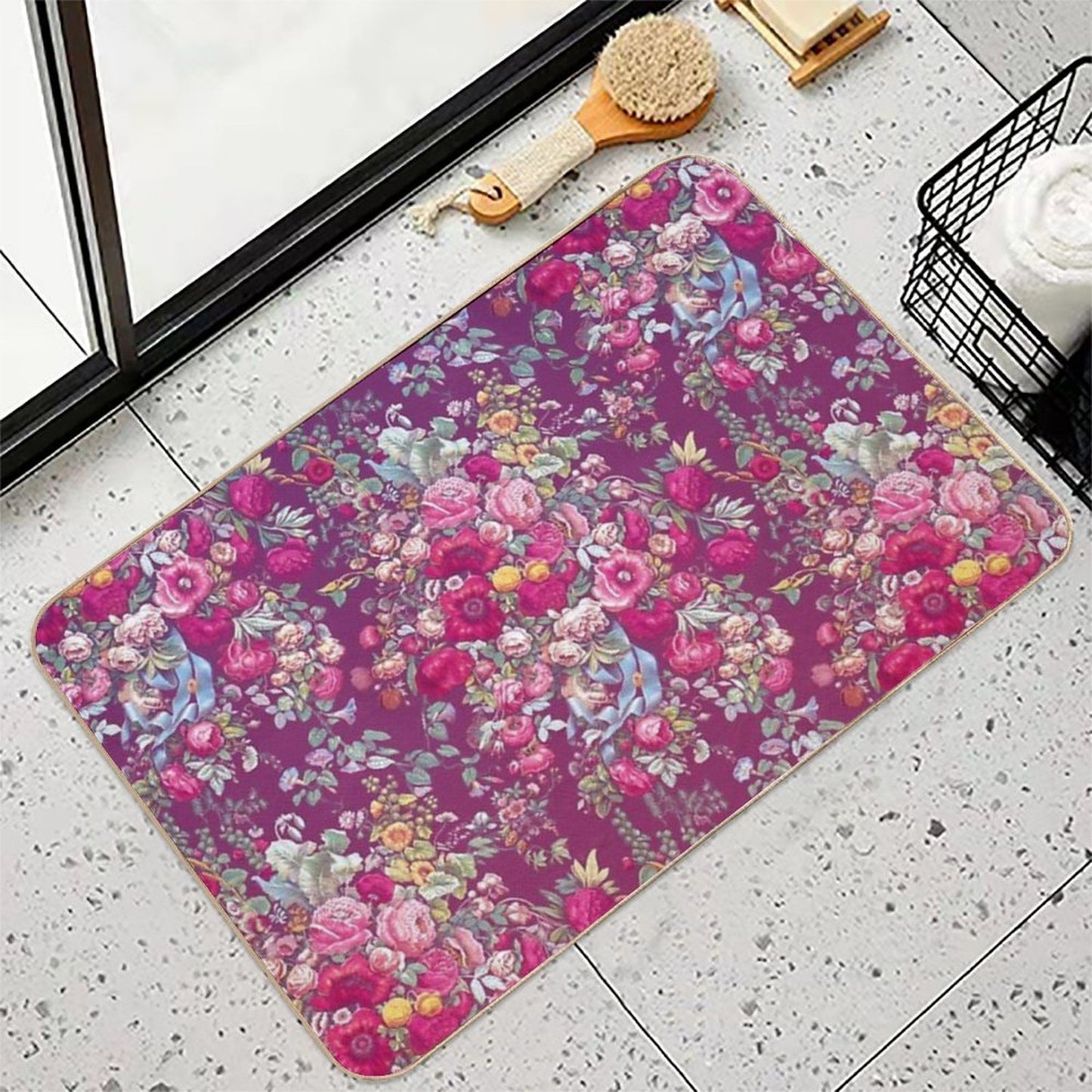 Bouquety  High-Traffic Bath Mat