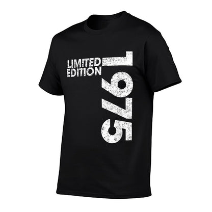 Limited Edition 1975 50 Year Old Men Women 50th Birthday  Vintage-inspired T-Shirt