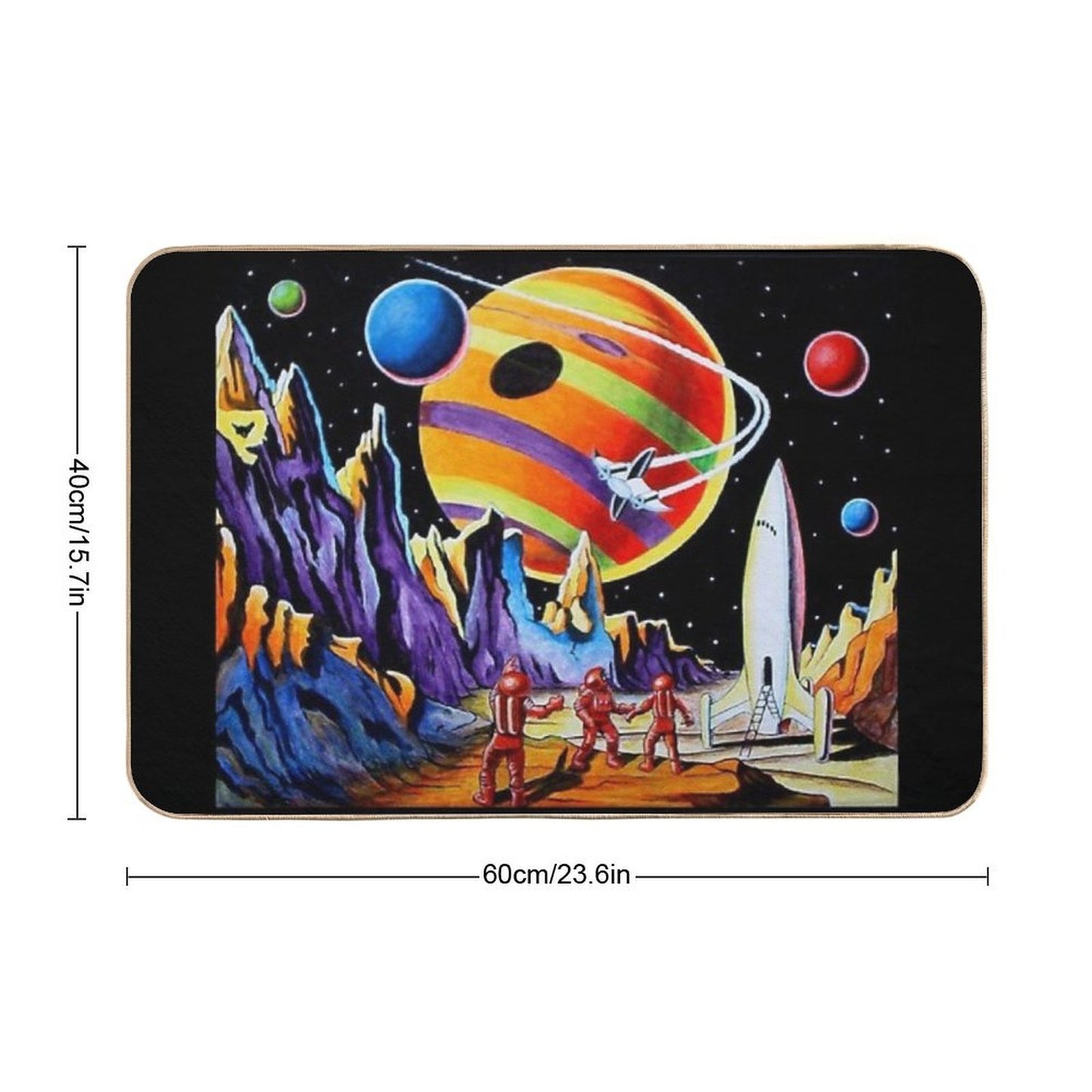 NEW WORLDS  Non-Slip Bath Mat