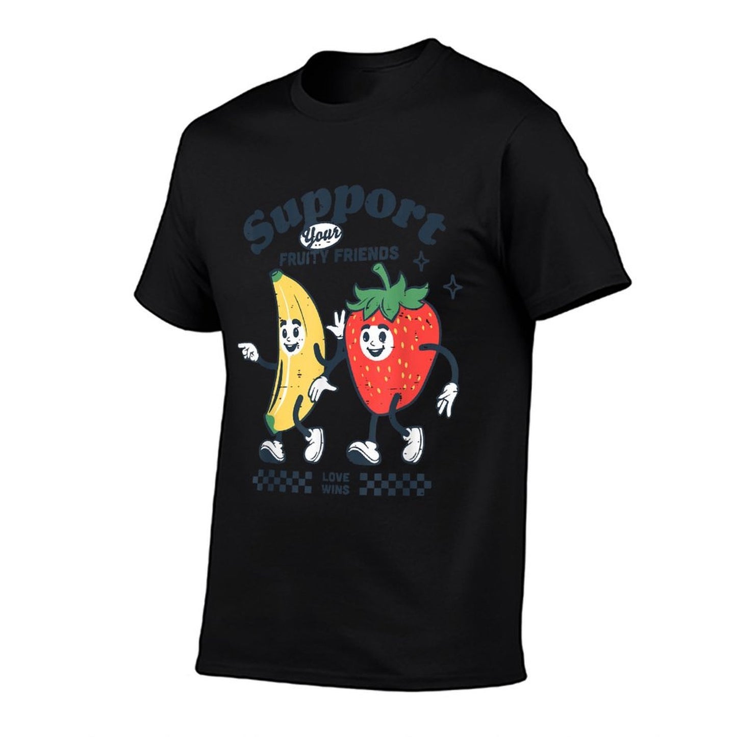 Support Your Fruity Friends Gay Pride Month LGBTQ Fruit Ally  Versatile T-Shirt