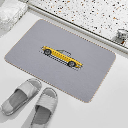 Triumph Stag Single Illustration  Toxin-Free Bath Mat