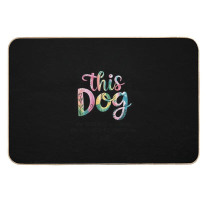 Dog Mama - Dog Motif with Dog Saying  Eco-Friendly Bath Mat