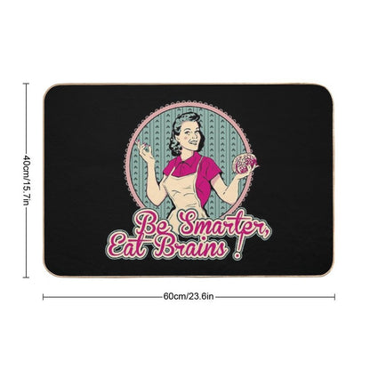 Eat Brains  Rapid-Drying Bath Mat