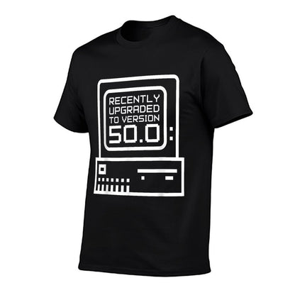 Recently Upgraded To Version 50.0 Funny Retro 50th Birthday  Moisture-wicking T-Shirt