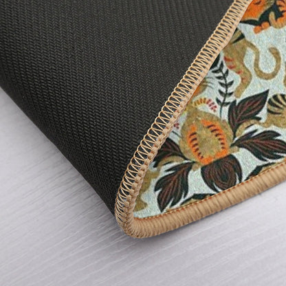 Damask Cats Durable Bath Mat