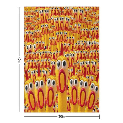 Chicken Chorus Lightweight Throw Blanket