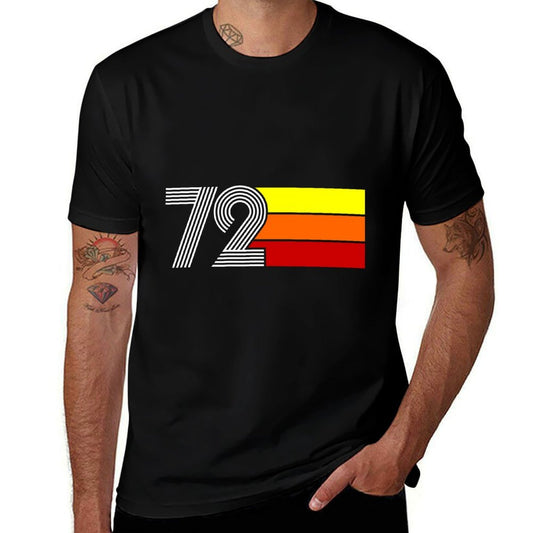1972 50th Birthday  Heathered Texture T-Shirt