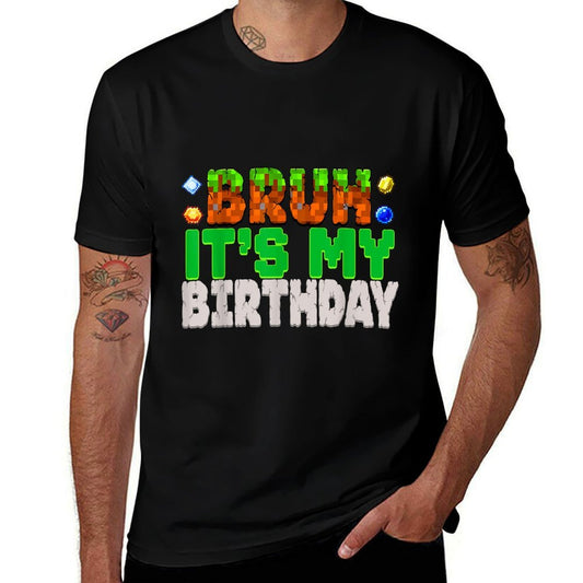 Birthday Boy It's My Birthday Video Game Pixel Number  Lightweight T-Shirt