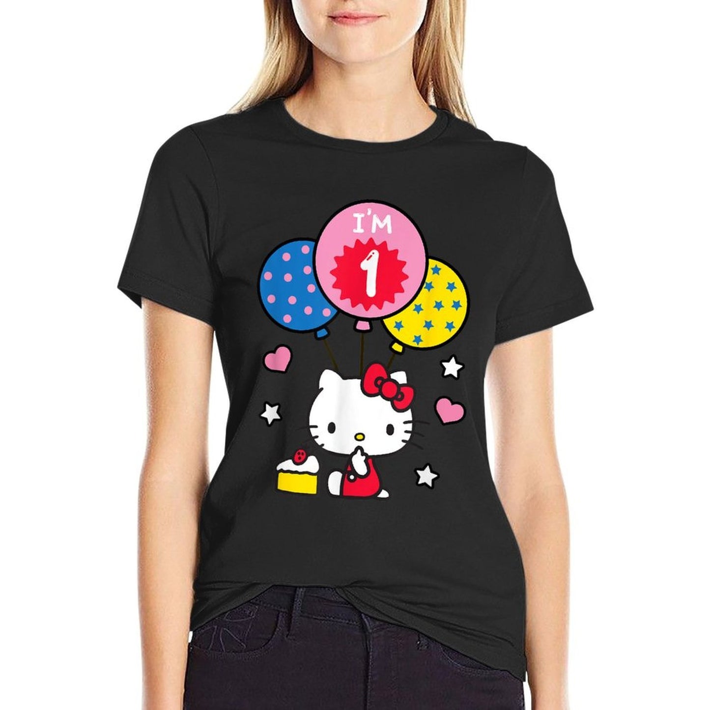 Hello Kitty I'm 1 Birthday Comfortable T-Shirt