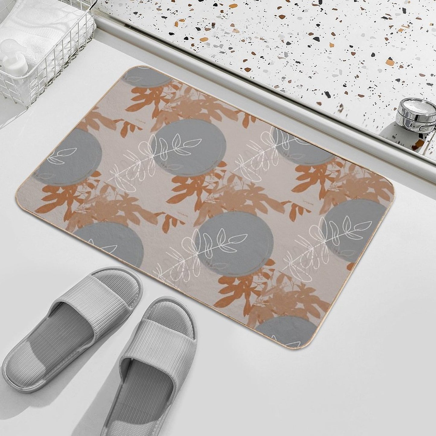 Print 08  Fade-Resistant Bath Mat
