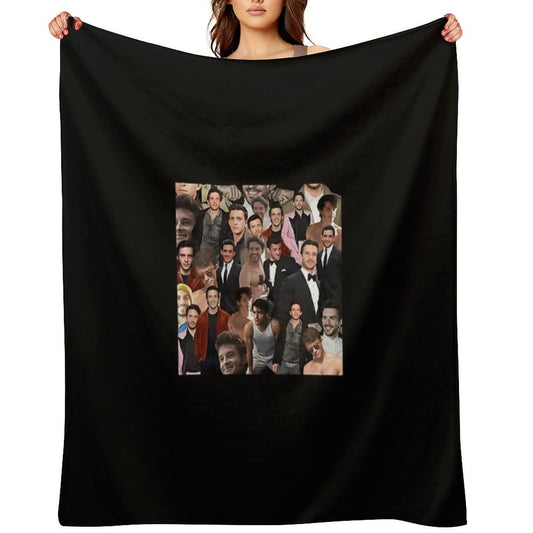 Jonathan Bailey Collage Versatility Throw Blanket