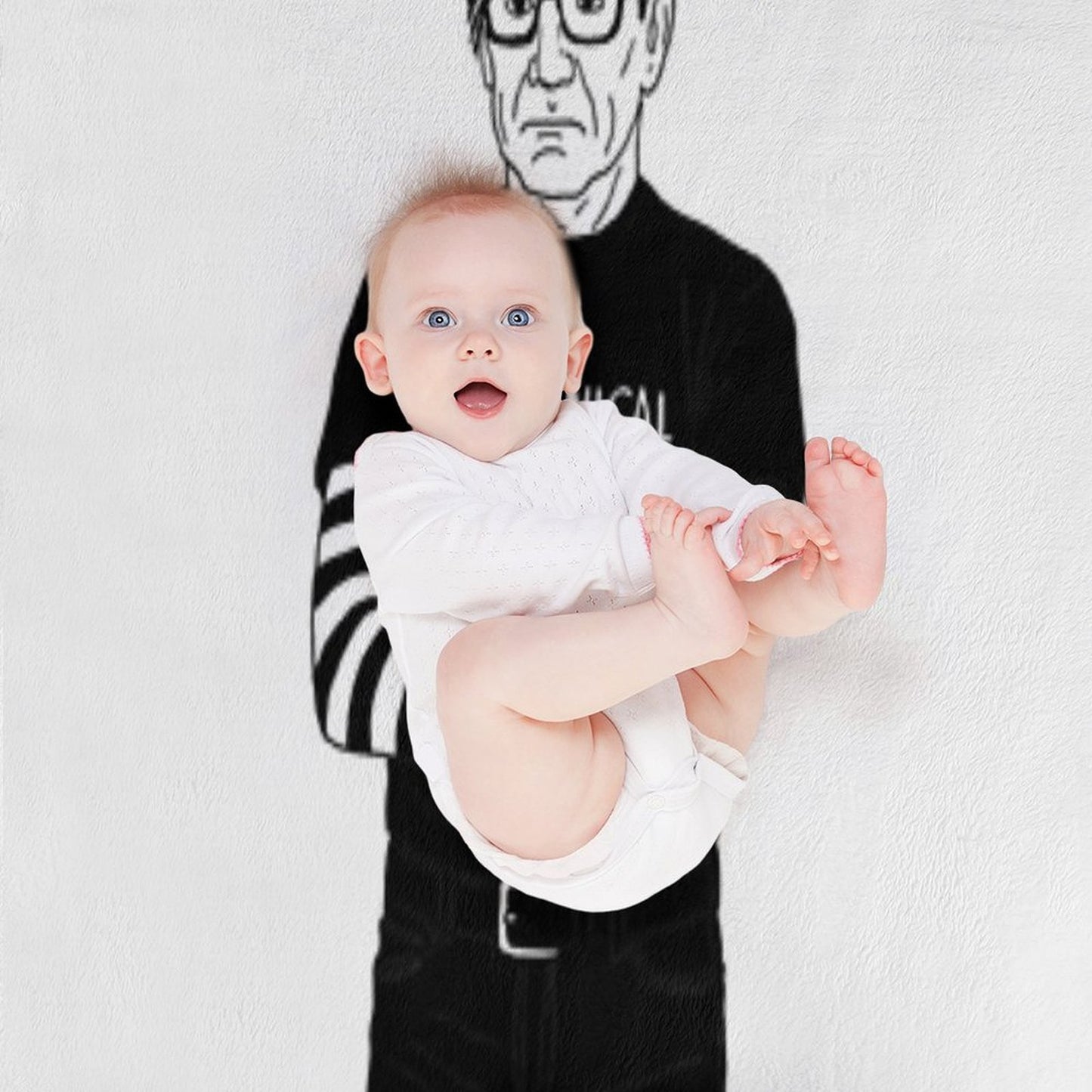 Emo John Velvety-soft Throw Blanket