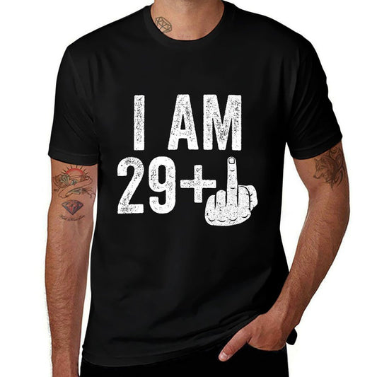 I Am 29 Plus Middle Finger Men Women 30th Birthday Premium  Soft T-Shirt