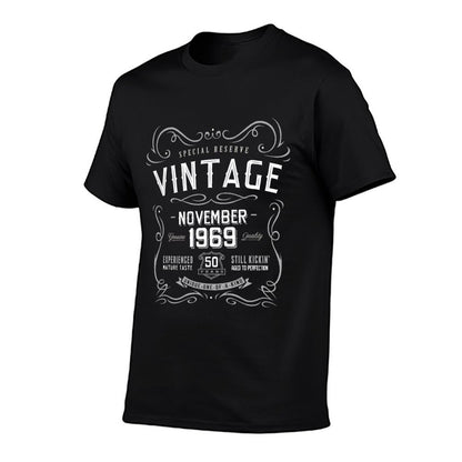 50th Birthday Funny November 1969 Vintage Retro  Soft T-Shirt