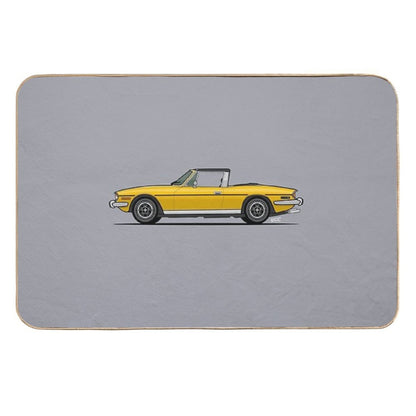 Triumph Stag Single Illustration  Toxin-Free Bath Mat