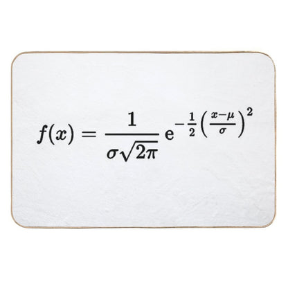 Normal Distribution, Probability And Statistics  Anti-Trip Bath Mat