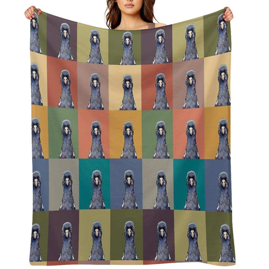 Pop Art Perry Pigeon All-season Throw Blanket