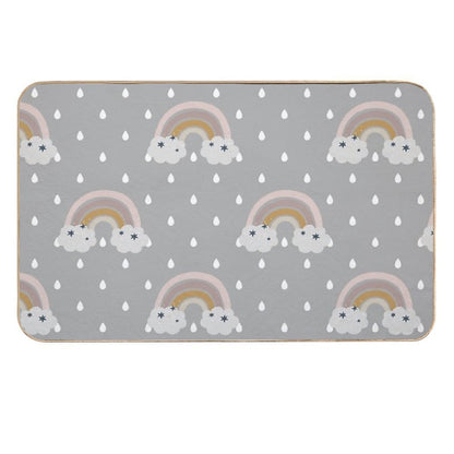 Copy of Tea Party Floral - Pastel  Multi-Purpose Bath Mat