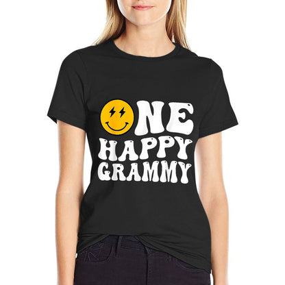 Groovy One Happy Dude Grammy 1st Birthday Family Matching  Quick-drying T-Shirt