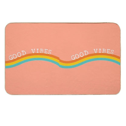 Good Vibes Durable Bath Mat