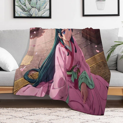 Majestic Maomao  (The Apothecary Diaries) Machine-washable Throw Blanket