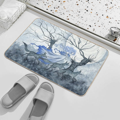 Wolf Dream  Easy To Clean Bath Mat