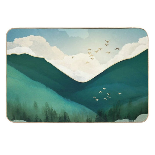 Emerald Hills  Stain-Proof Bath Mat