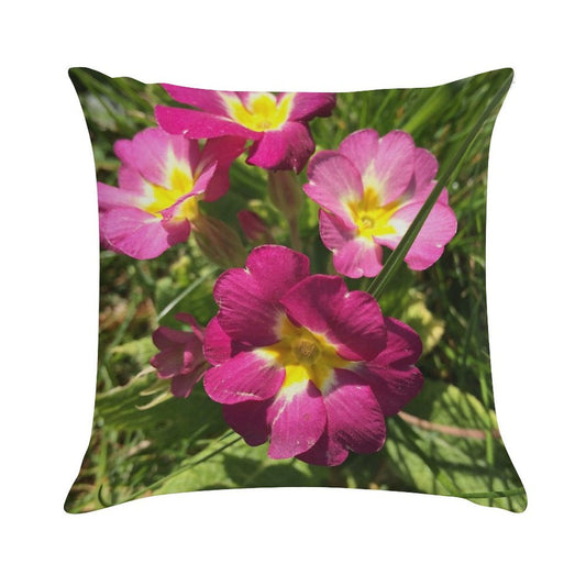 Flowers Soft Home Decor Throw Pillow