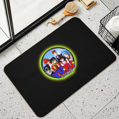 Characters Funny Hakusho Manga Logo  Easy Maintenance Bath Mat