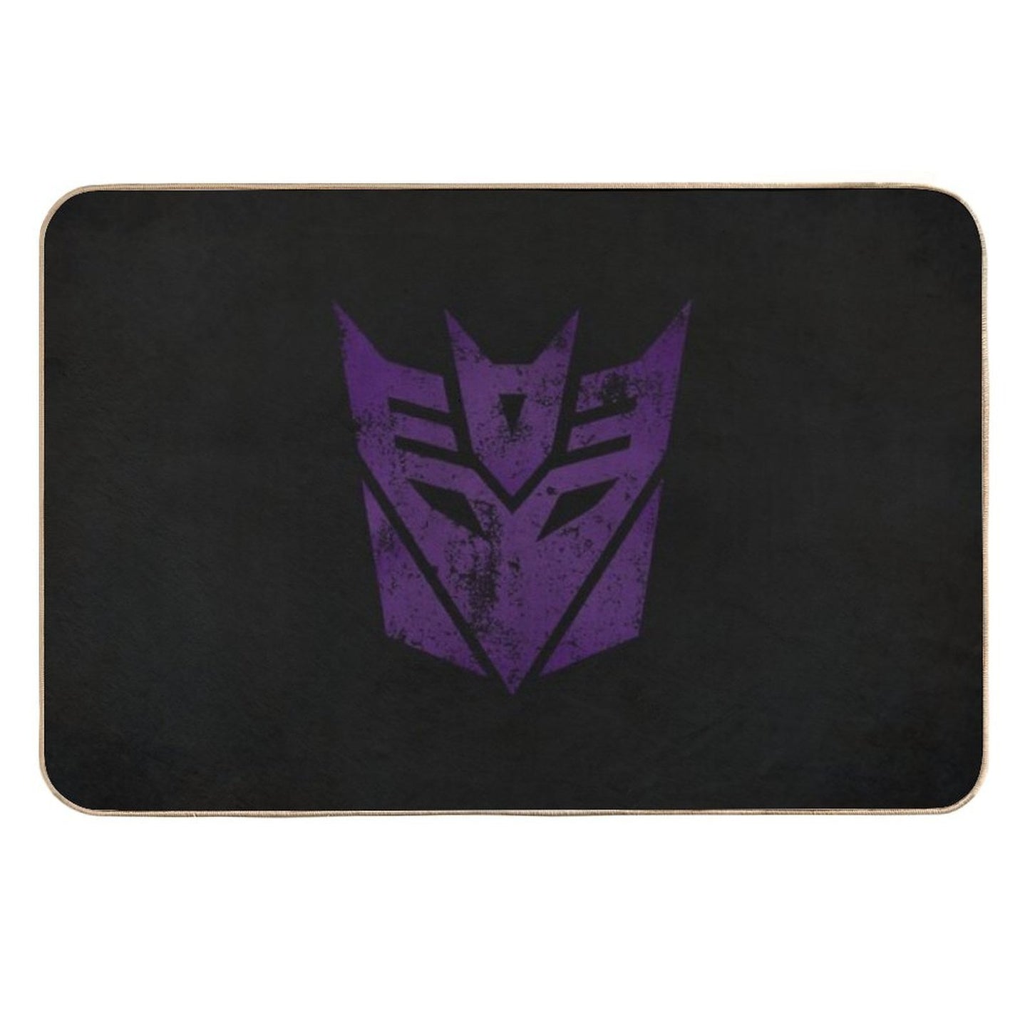Decepticons Logo · Distressed  Easy Maintenance Bath Mat