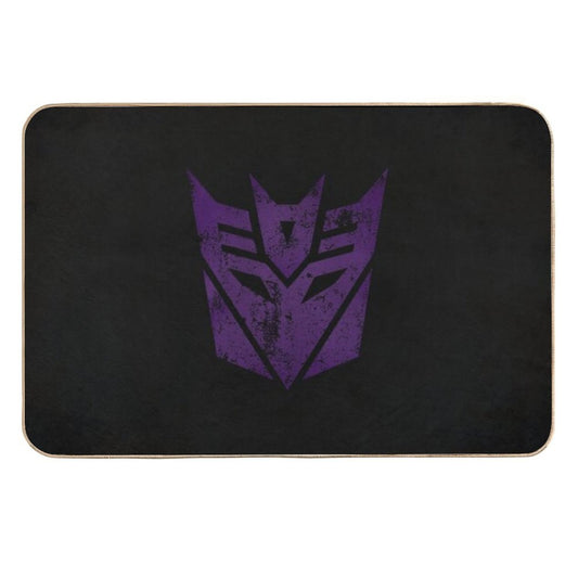 Decepticons Logo · Distressed  Easy Maintenance Bath Mat
