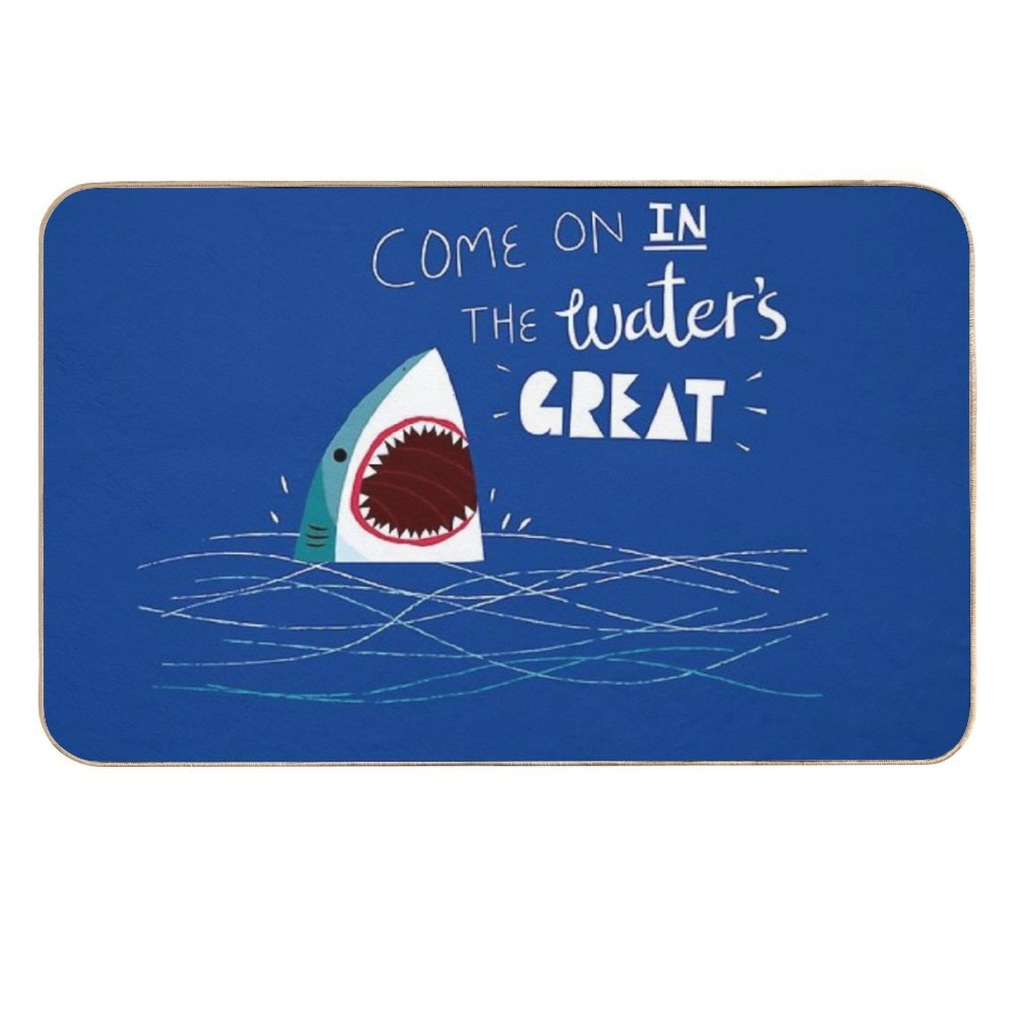 Great Advice Shark  Versatile Bath Mat