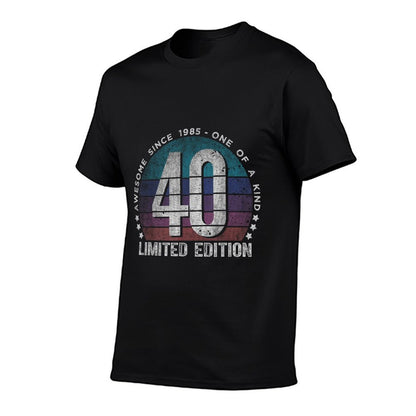 40 Year Old Gifts Vintage 1985 Limited Edition 40th Birthday  Relaxed-fit T-Shirt