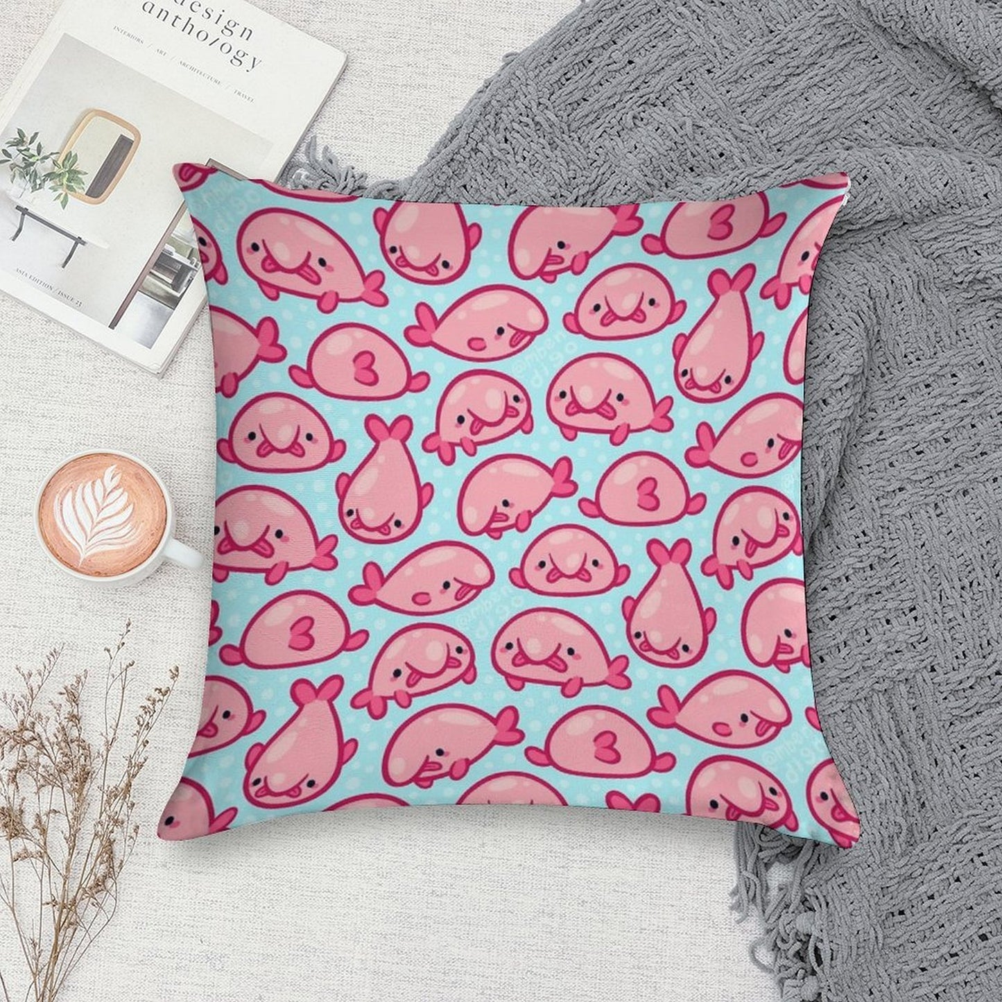 Blob 2.0 Soft Fade-Resistant Throw Pillow