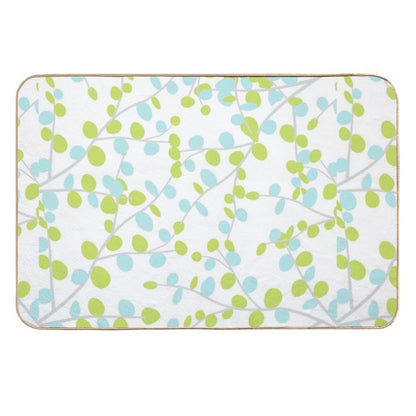 Pastel Tree  Fade-Resistant Bath Mat