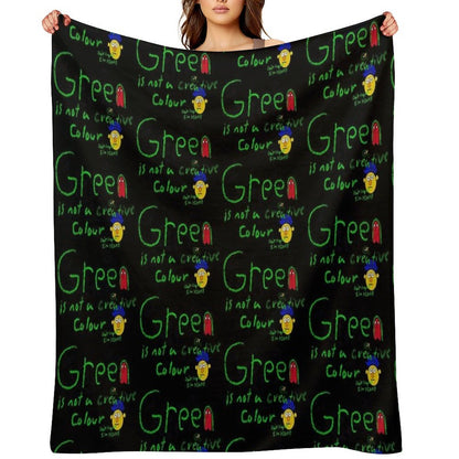 Don't Hug Me I'm Scared Velvety-soft Throw Blanket