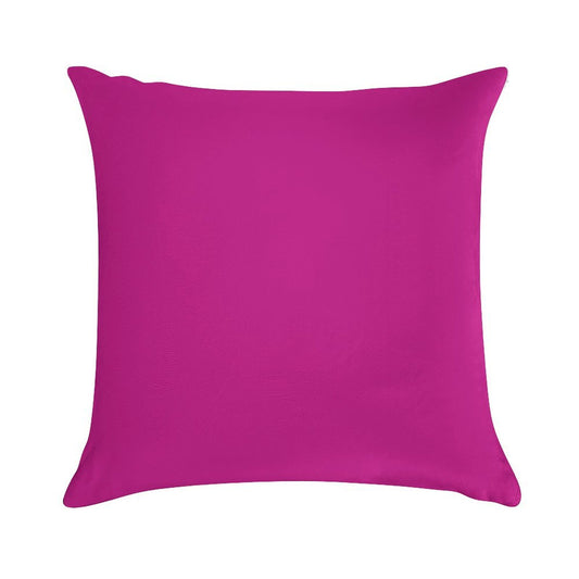 MEDIUM VIOLET ROSE RED VERY PINK HUES -100 SHADES OF PINK ON OZCUSHIONS Soft Short Plush Fabric Throw Pillow