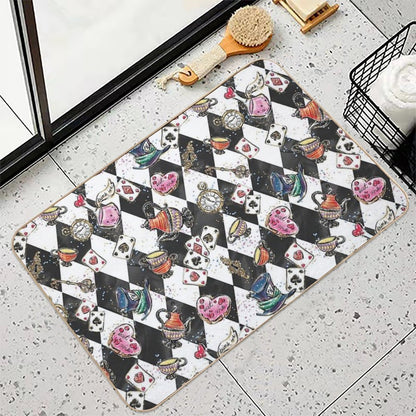 Alice In Wonderland  Stain-Proof Bath Mat