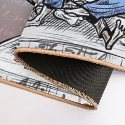 Mad Jiu Jitsu Tea Party Durable Bath Mat