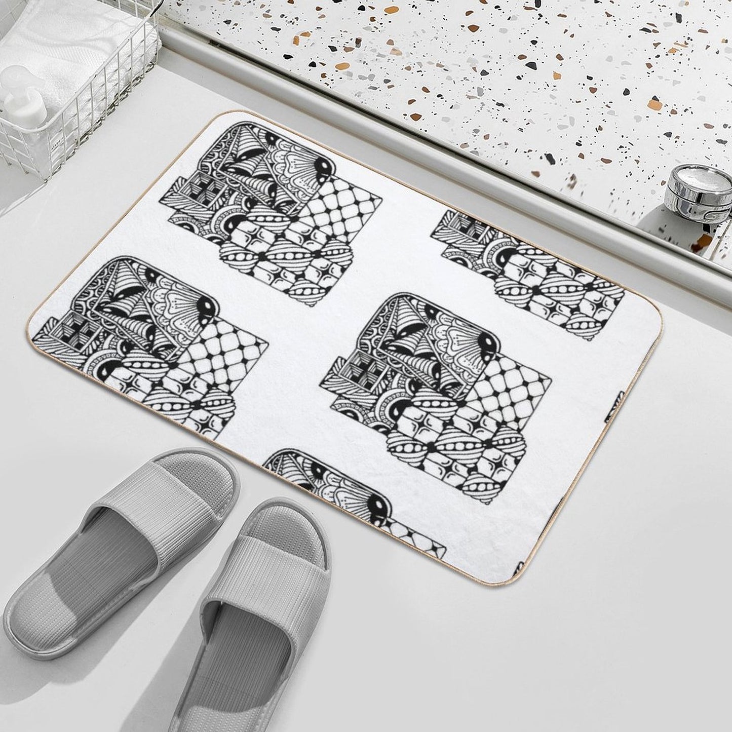 Fusion  Slip-Resistant Bath Mat