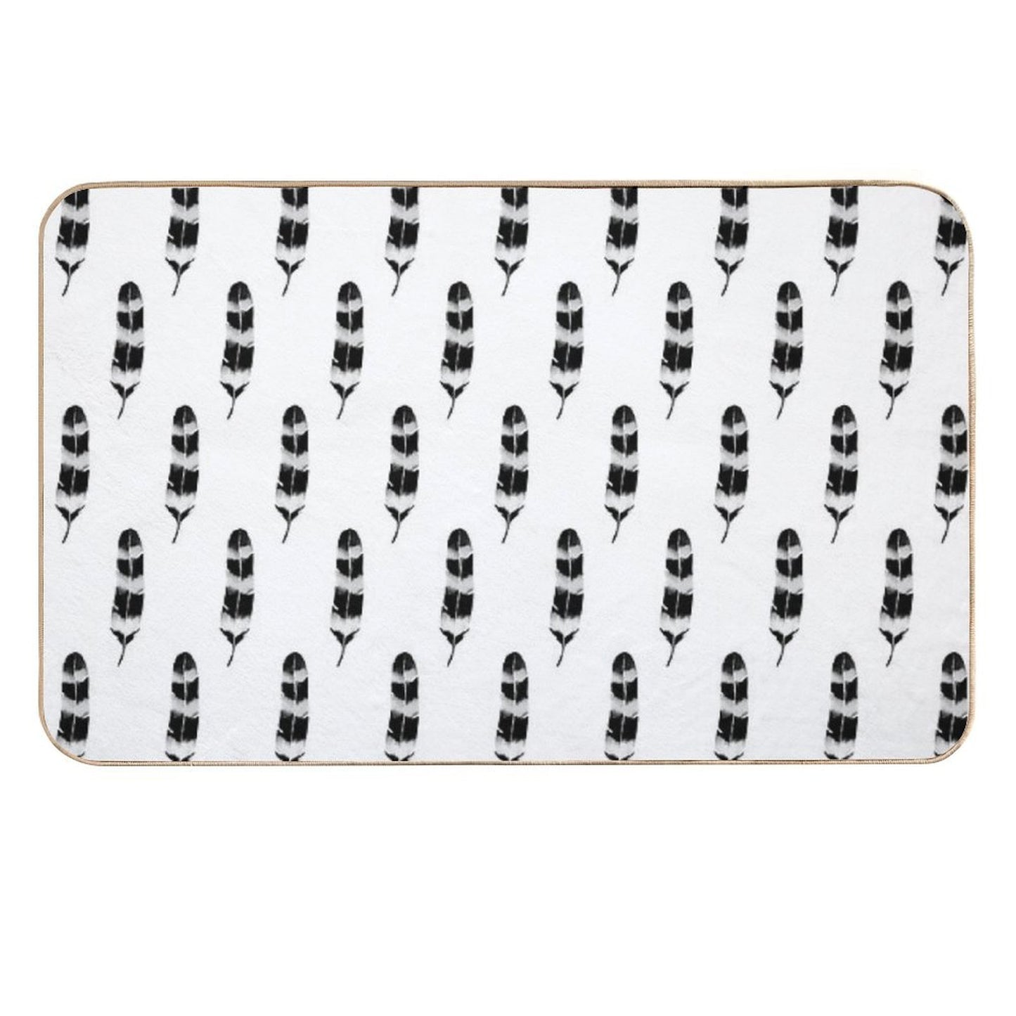 Frozen Feather  Pet-Safe Bath Mat