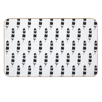 Frozen Feather  Pet-Safe Bath Mat