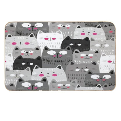 Cats  Stain-Proof Bath Mat