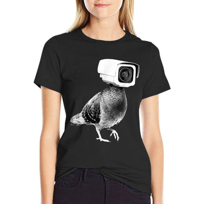 Pigeons Arent Real  Summer-ready Fabric T-Shirt
