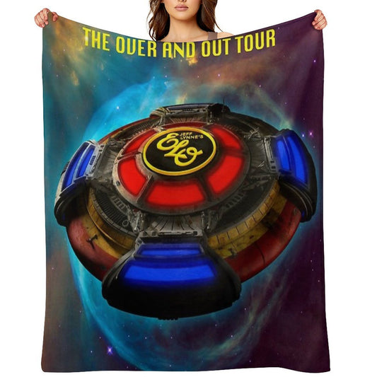 The Over And Out Tour Velvety-soft Throw Blanket
