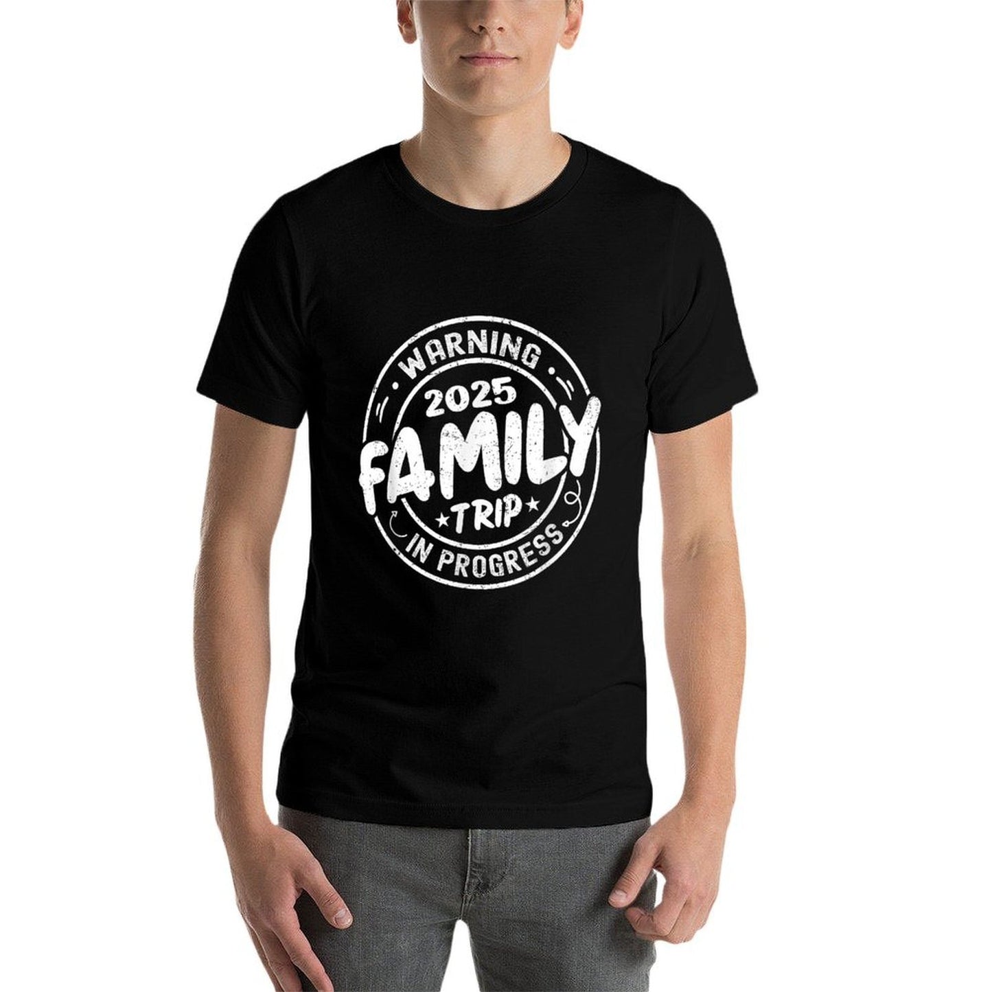 Funny Matching Family Vacay Shirts Design by TN Unisex-Adults, Unisex-Kids Black Small Modern Classic Round Collar Holiday Famil Comfortable T-Shirt