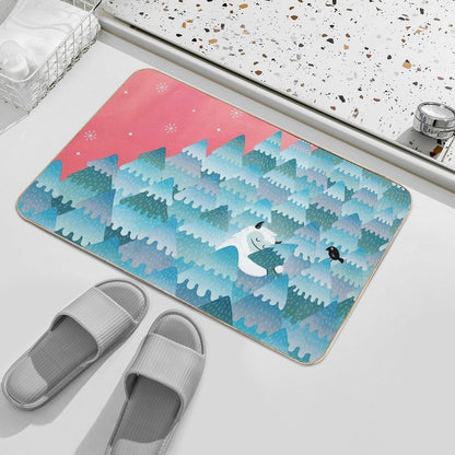 Tree Hugger  Stain-Proof Bath Mat