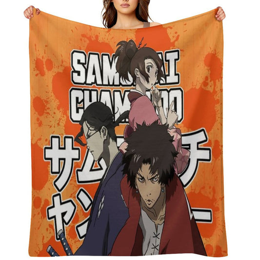 Samurai Champloo Crew Durable Throw Blanket